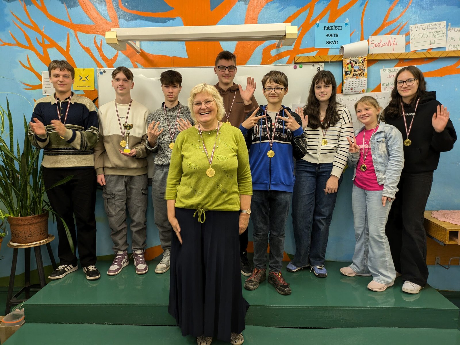 Ar Pareizrakstības čempionāta finālistiem