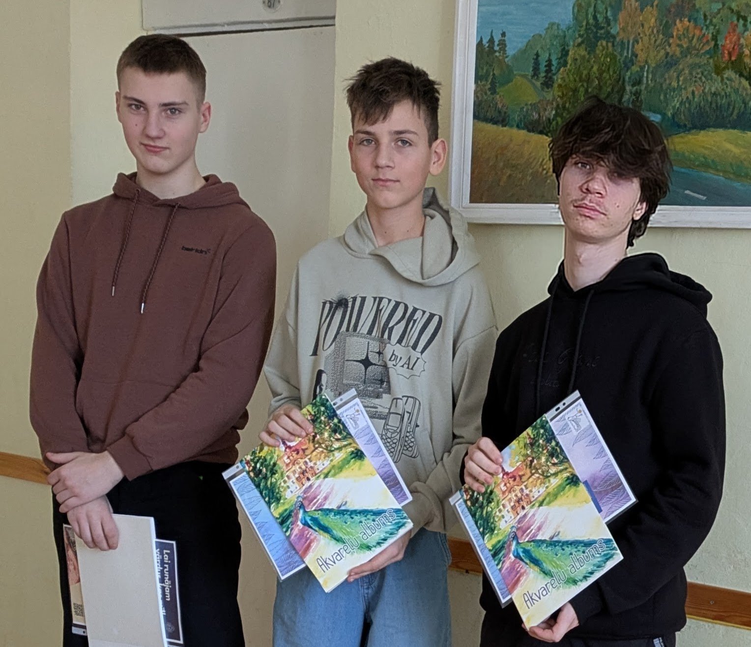 Zīmējumu autori Ervīns, Raivis Markuss,Nauris