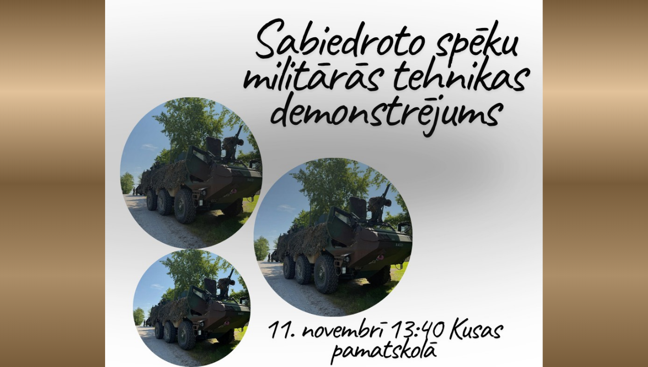 Sabiedroto spēku militārās tehnikas demonstrējumi